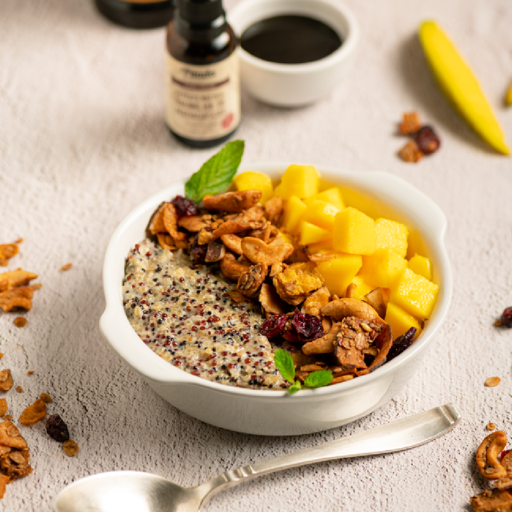 Baunilha em Mingaus e Shakes